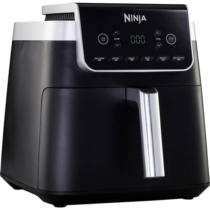 Ninja AF180EU Heißluft-Fritteuse 6,2 l 2000 W 240 °C Schwarz Silber - 0622356278782