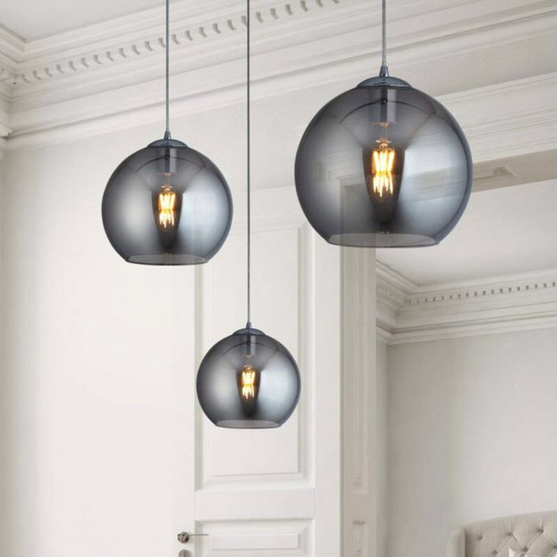 Searchlight Hängeleuchte Balls Deckenlampe Pendelleuchte Deko-Deckenlampe E27 - 5053423096186
