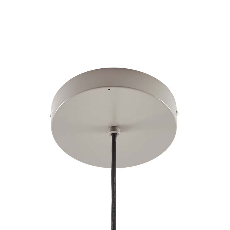 Lucande Außenhängelampe Korvyn LED Gartenleuchte dimmbar grau IP44 Ø50cm - 4255830912634