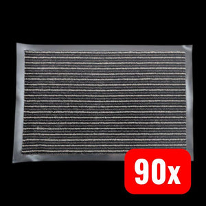 90x B-Ware LUX Türmatte rutschfest Textil prugasti 60x40cm leicht zu reinigen für Innen