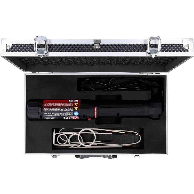 KS Tools Induktions-Heizpistole Heizgerät 500°C 6-tlg Handwerkzeug Set Werkzeug - 4042146911549