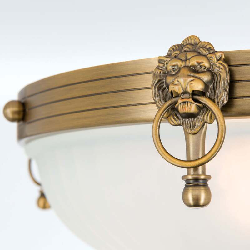 Orion Deckenleuchte Rocca LED Lampe dimmbar 4-flammig bronze Ø43cm 30cm hoch - 9003090217311