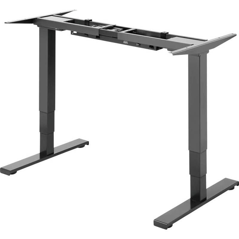 SpeaKa Professional Sitz- Steh- Schreibtischgestell Gestell SP-SDF-500 Schwarz - 4064161167077