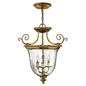 B-Ware HINKLEY Hängeleuchte Cambridge LED Pendelleuchte Lampe dimmbar messing Ø54cm