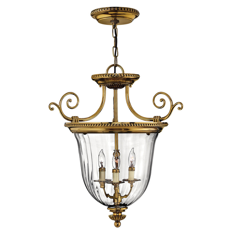 HINKLEY Hängeleuchte Cambridge LED Pendelleuchte Lampe dimmbar messing Ø54cm - 5024005248712