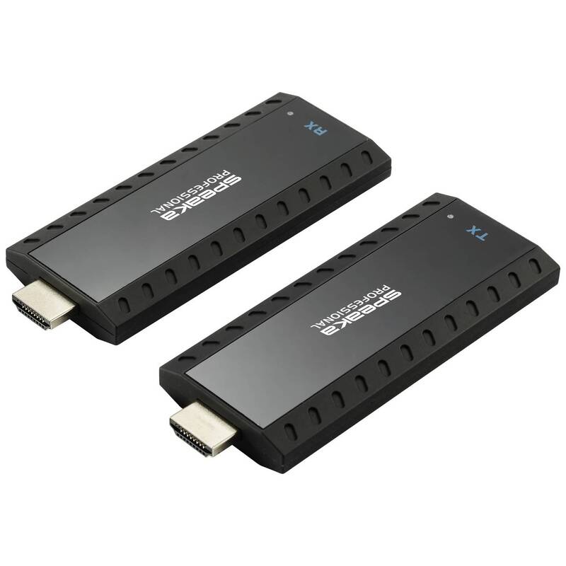 SpeaKa Professional HDMI HDMI-Funkübertragung Set über Heimnetzwerk 30 m Funk - 4064161245089