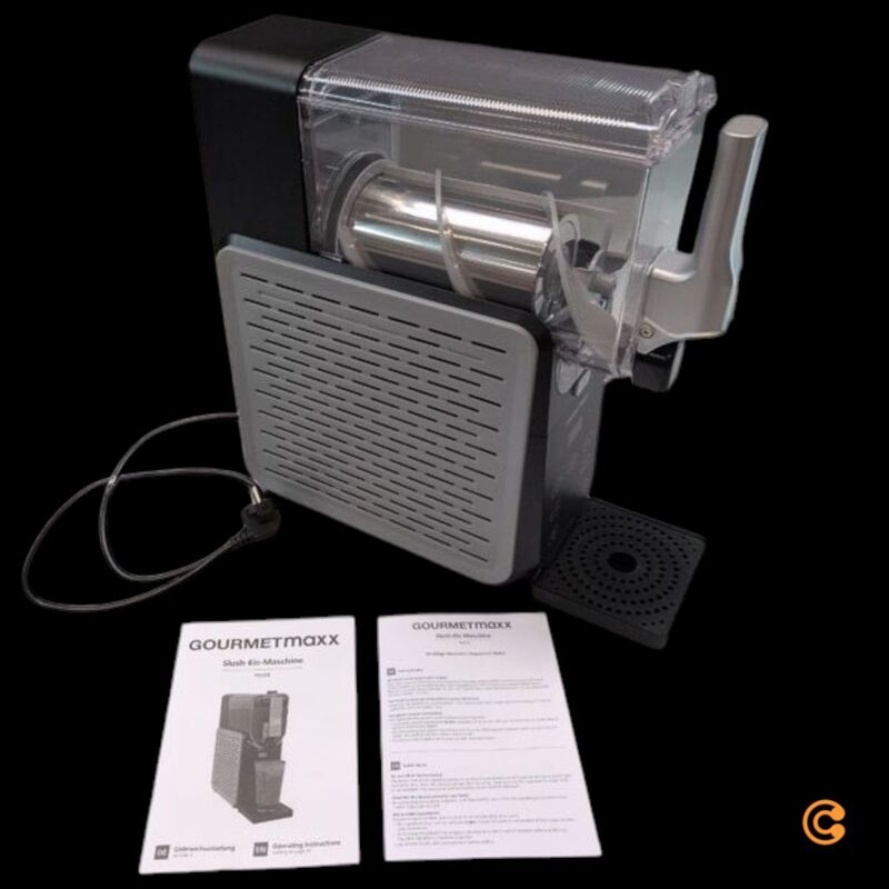 GourmetMaxx Slush Maschine Slushy Maker 200W 2,8l schwarz/grau für kreative - 4067522092056