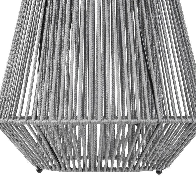 Lindby LED Solar Hanging Lamp Austas, Grey, Ø 32 Cm, USB, IP54 - 4255830909436