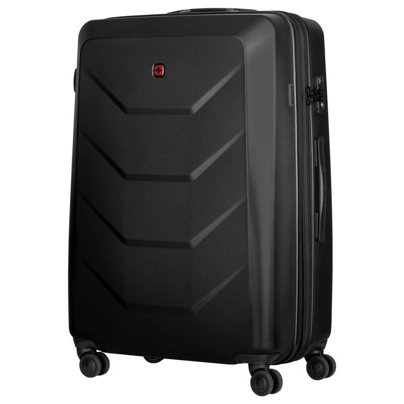 Wenger Schalenkoffer Trolley Prymo Large Schwarz Reisekoffer mit Zahlenschloss - 7611160242495