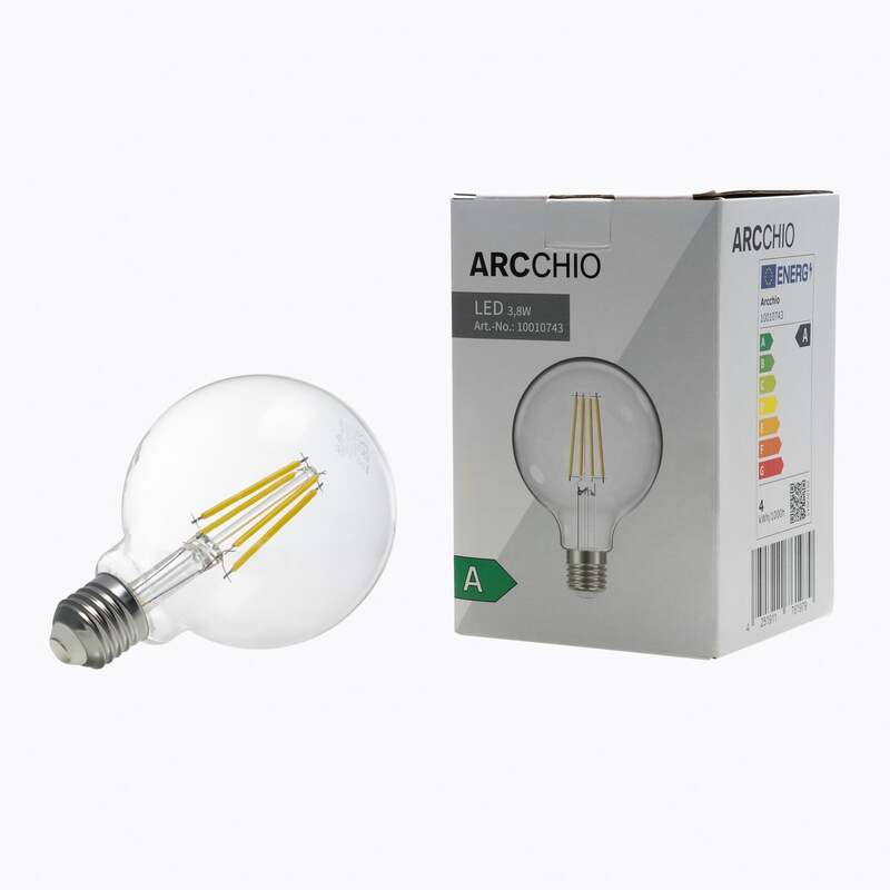Arcchio LED Globe G95 E27 3,8W warmweiß Filament Lampe Leuchte 806 Lumen 2700K - 4251911761979