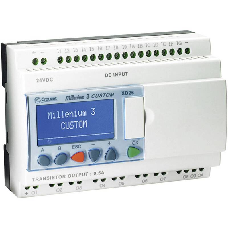 Crouzet SPS Steuerungsmodul Steuereinheit Millenium 3 Smart XD26 S Display 24 V - 3593150039909