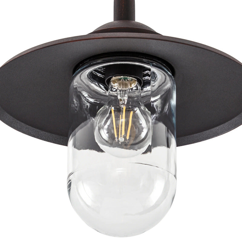 Lindby Außenleuchte Gartenleuchte Bilma LED Pollerleuchte rostfarben 220cm IP65 - 4255830911828