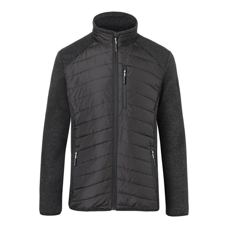 Kübler Hybridjacke schwarz dunkelgrau 3XL Arbeitskleidung atmungsaktiv Polyester - 4053813485867