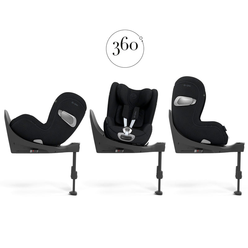 Cybex Platinum Sirona T i-Size Sepia Black Plus 360° Rotation Reboarder - 4063846405053