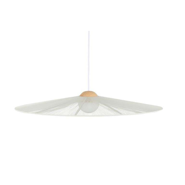 Zuiver Belle Hängeleuchte Pendelleuchte Lampe rund 80cm beige Eisen - 8718548093645