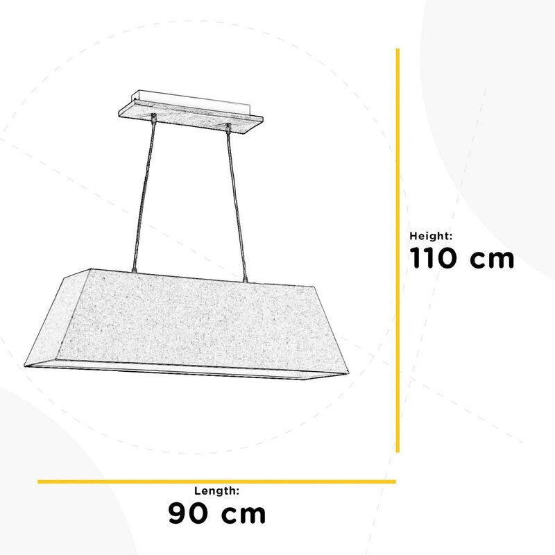 ONLI Hängeleuchte Pendelleuchte Miriel Holz 90cm Leuchte Lampe SIEHE TEXT/FOTO - 8030626531307