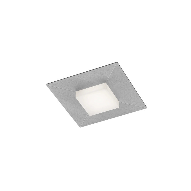 BANKAMP Deckenleuchte Lampe Diamond silber Metall Acryl 17x17cm Wohnzimmer - 4009669017233