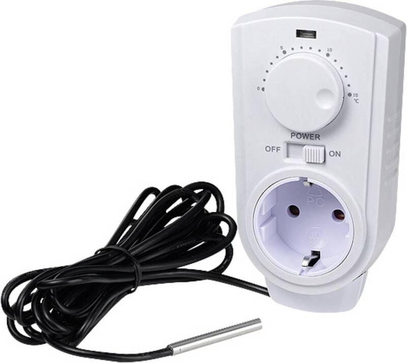 interBär Raumthermostat Zwischenstecker Heizungssteuerung Temperaturregler - 4011644007610
