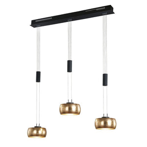 B-Ware FISCHER HONSEL Hängeleuchte Pendelleuchte LED Colette gold schwarz dreiflammig