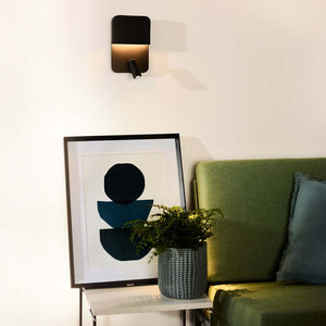 B-Ware Lucide LED-Wandleuchte Boxer Wandleuchte schwarz Wandlicht Bilderleuchte Spot