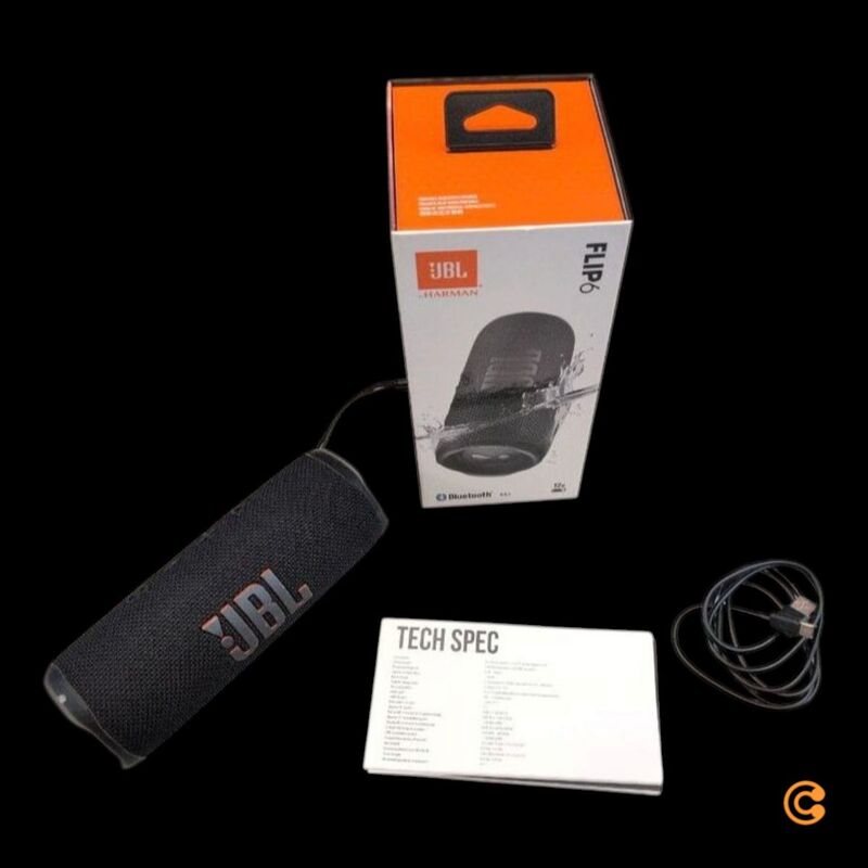 JBL Flip 6 Bluetooth Lautsprecher tragbar Box Musikbox 30W RMS schwarz - 6925281992971