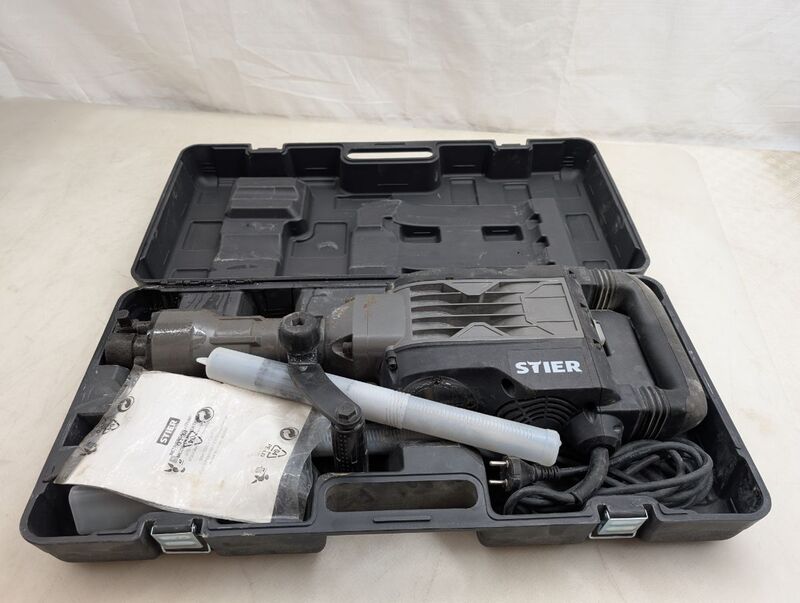 STIER Abbruchhammer 1700W 50J 2000Schläge/min Werkzeug Bohrhammer 30mm Sechskant - 4251709614920