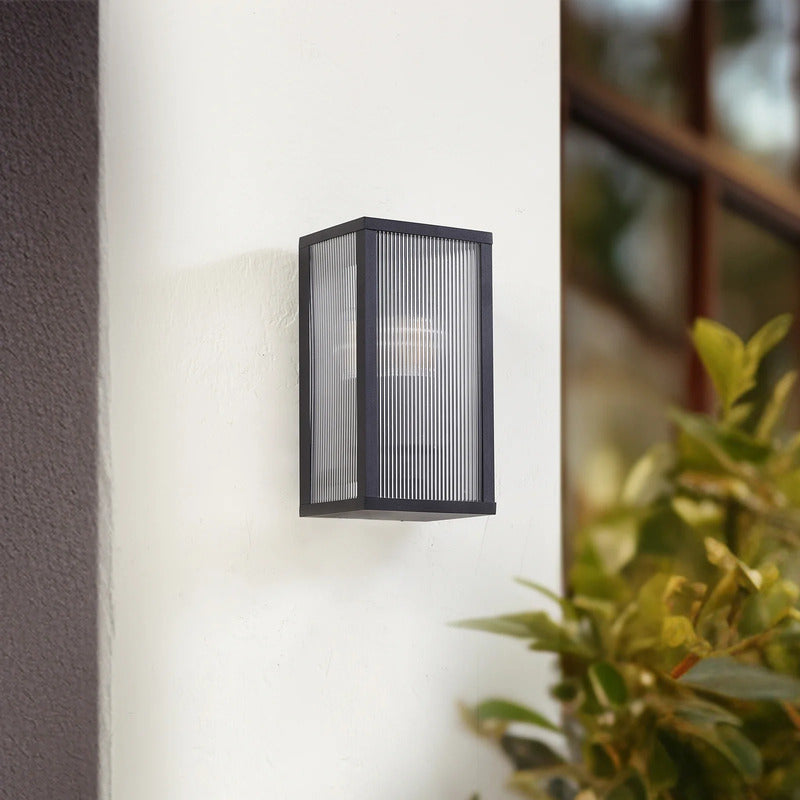 Lindby Außenwandleuchte Peldar LED Gartenlampe anthrazit dimmbar IP44 26cm - 4251911798616