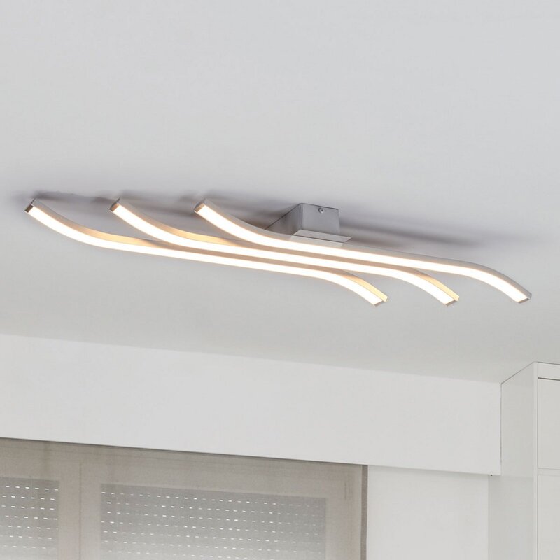 Domiluce Deckenlampe Deckenleuchte LED Largo Aluminium Weiss 3 flammig 83 cm - 5905563001899