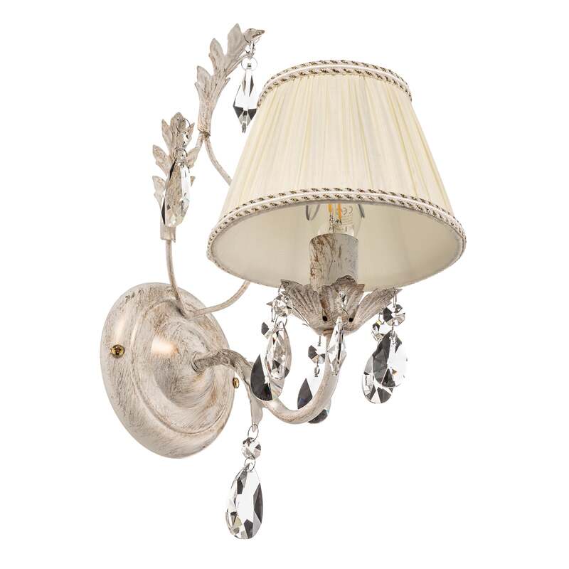 Euluna Wandleuchte Karen Wandlampe Wandlicht Leuchte Lampe einflammig elfenbein - 8030626518506