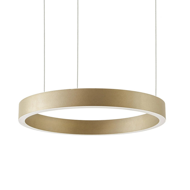 Quitani Hängeleuchte Aureon LED Pendelleuchte dimmbar gold 80cm Ø 3630 Lumen - 4255830917851
