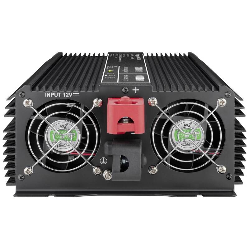 Goobay Spannungswandler DC AC 12V 230V 3000W USB Kfz Wandler Batteriekabel 6000W - 4040849588921