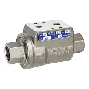 B-Ware Riegler Sperrventil Rückschlagventil Pneumatikventil NC Messing NBR Rp1 DN25