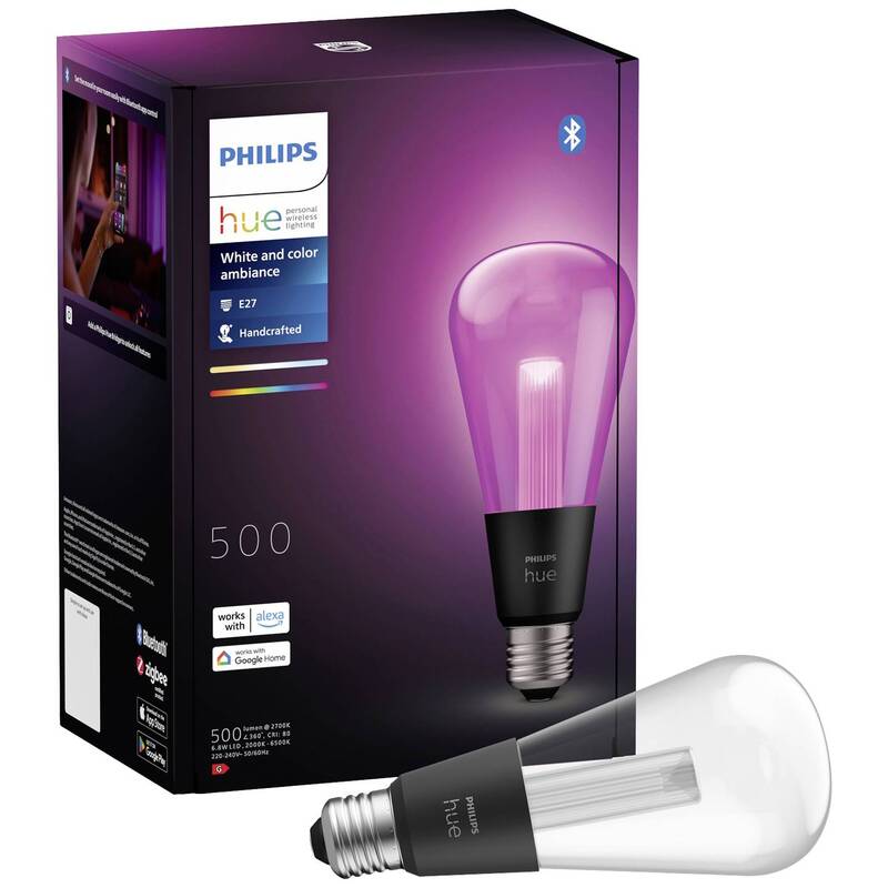 Philips Hue LG ST72 E27 EU Lampe Leuchte Glühbirne LED Filament Vintage - 8719514419391