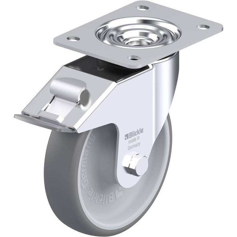 Blickle 755933 LE-TPA 160R-FI Lenkrolle mit Feststeller Rad-Durchmesser: 160 mm - 4047526075620