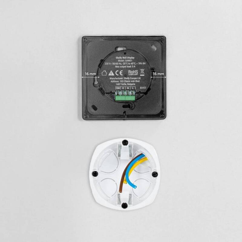 Shelly Unterputz Wall Display White BLU HT Ivory Android WLAN smart home weiß - 3800235264898