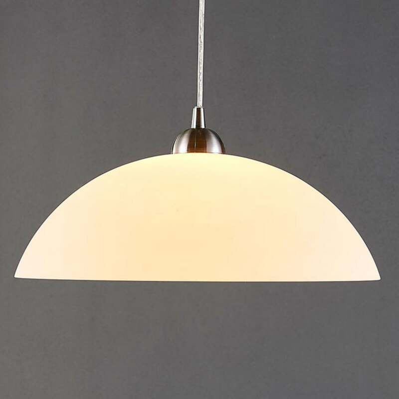 Hängeleuchte Hängeleuchte Deckenleuchte Lindby Valeria Glas Lampe E27 weiß - 4251096524642