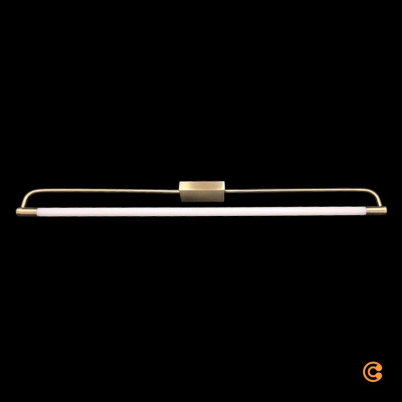 FABAS LUCE Wandleuchte Rapallo LED Wandlampe Messing warmweiß IP44 80cm - 8019282511250