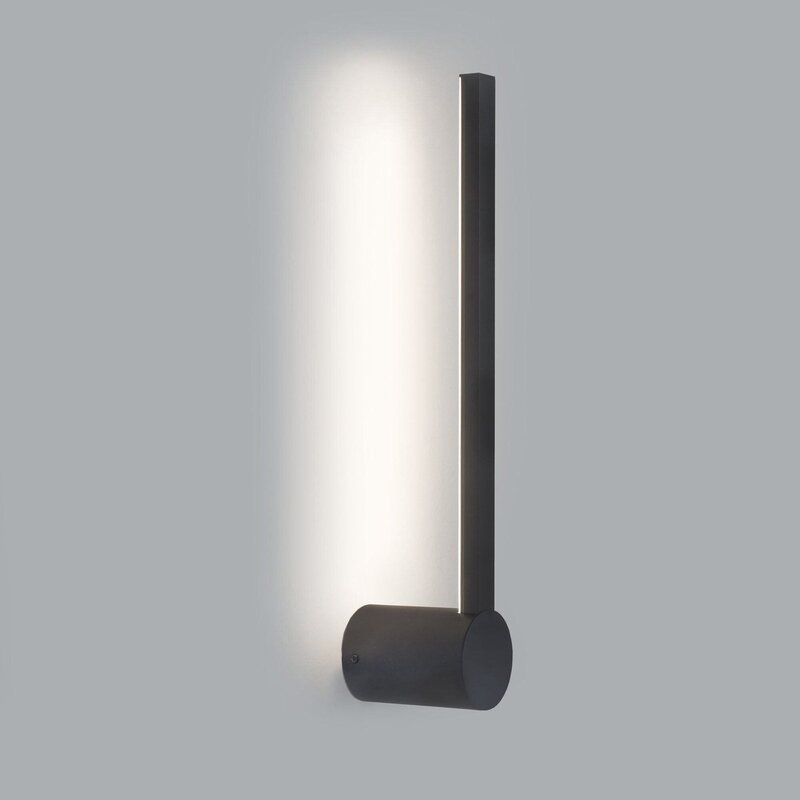 Forlight Wandlampe Badleuchte LED Passeggio Nova schwarz Aluminium Silikon 40913 - 8445386825649
