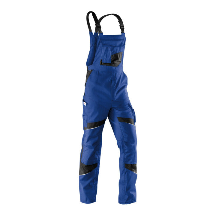 Kübler Latzhose Arbeitshose Activiq 50 Kornblumenblau Schwarz mit Träger Tasche - 4053813278858
