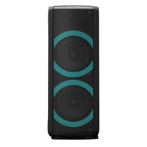 B-Ware Denver Bluetooth Lautsprecher BPS-352 Party Lautsprecher 300W 2x6,5 Zoll schwarz