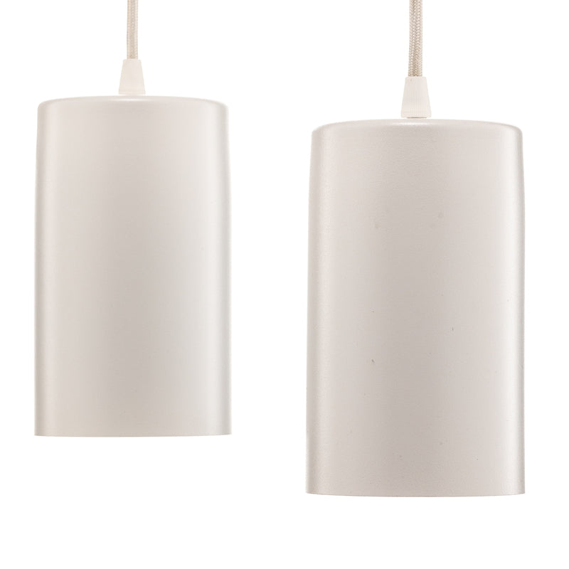 Pendelleuchte ZW Tube 170 Hängeleuchte 5-flammig dimmbar weiß 95x10cm Stahl - 5907623621931