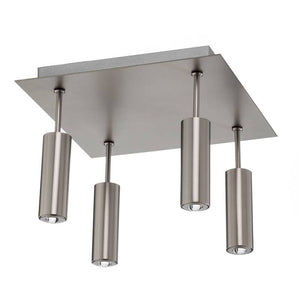 B-Ware Pujol Iluminación LED-Deckenstrahler Hängelampe Deckenlampe Lampe 4-flammig LED