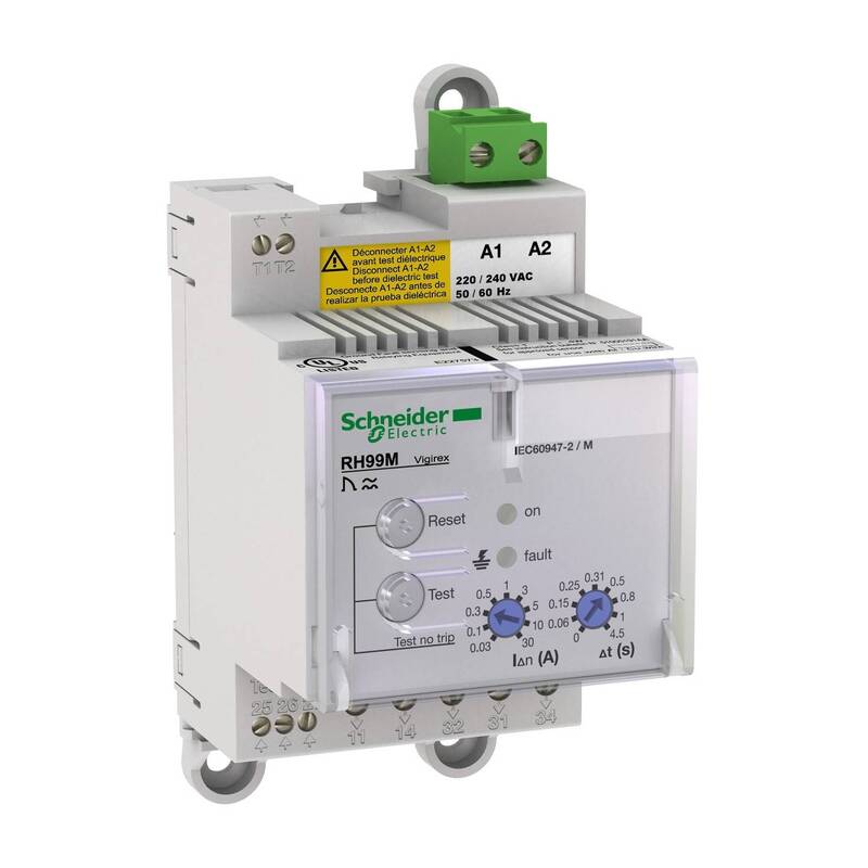 Schneider Electric Schutzrelais Fehlerstromrelais Vigipact RH99M Drehstromnetz - 3303430561736