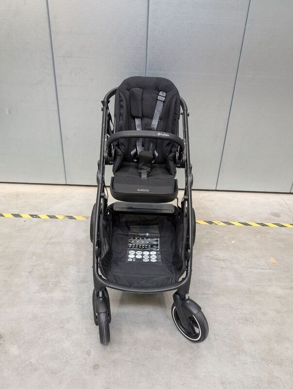Cybex e-Gazelle S Kinderwagen Moon Black E-Antrieb Multi-Terrain 0-4 Jahre - 4063846465828