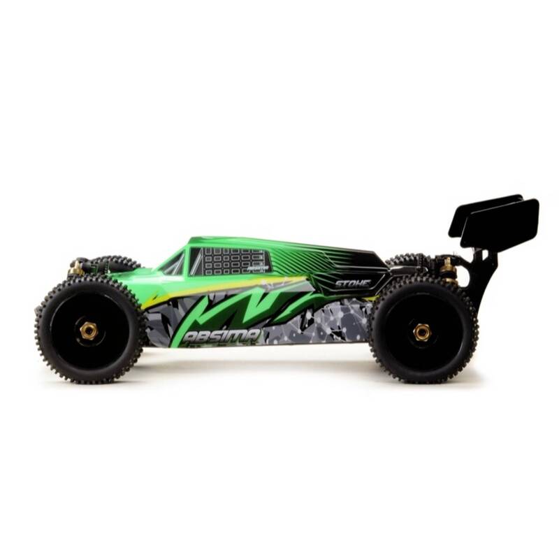 Absima RC Modellauto Elektro Buggy Stoke V2 1:8 Allradantrieb 4WD 70 km/h grün - 4250650957742