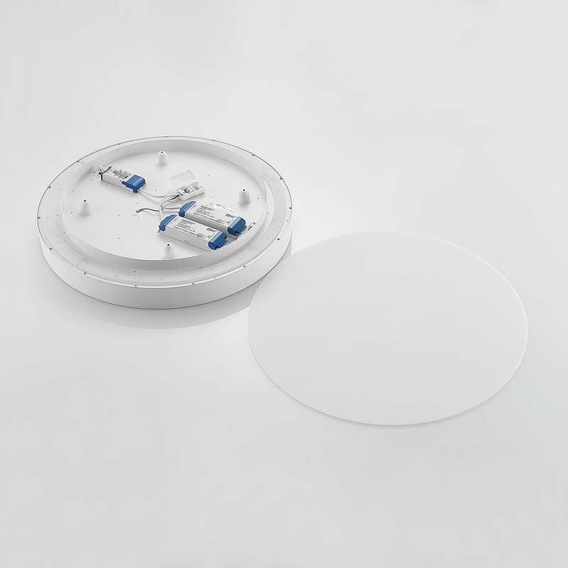 Arcchio Deckenleuchte Deckenlampe LED Lampe weiß Vanida rund Aluminium 60 cm993 - 4251096597714
