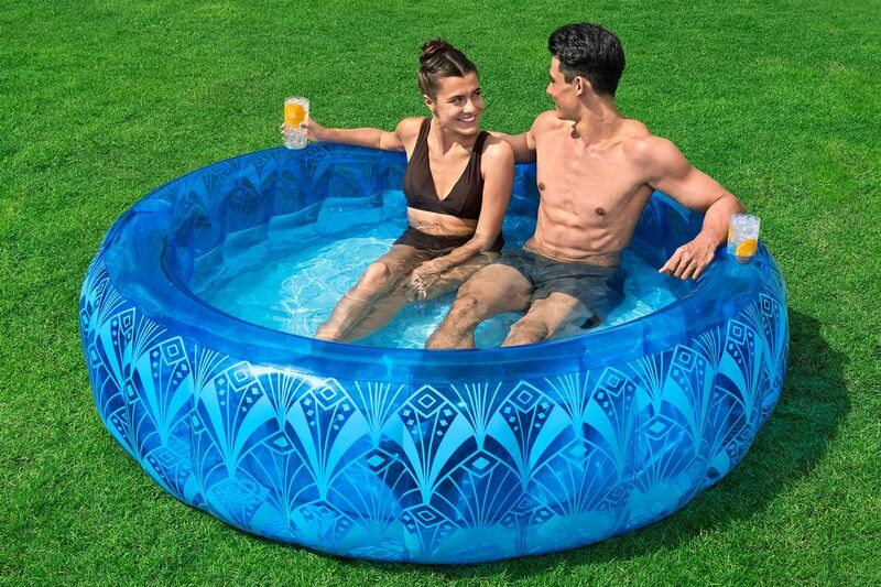 Bestway Uppblsbar Pool Extra Stark Bl Bohemisk 168x53 Cm +6 r Trdgrd 54479 - 6941607368404