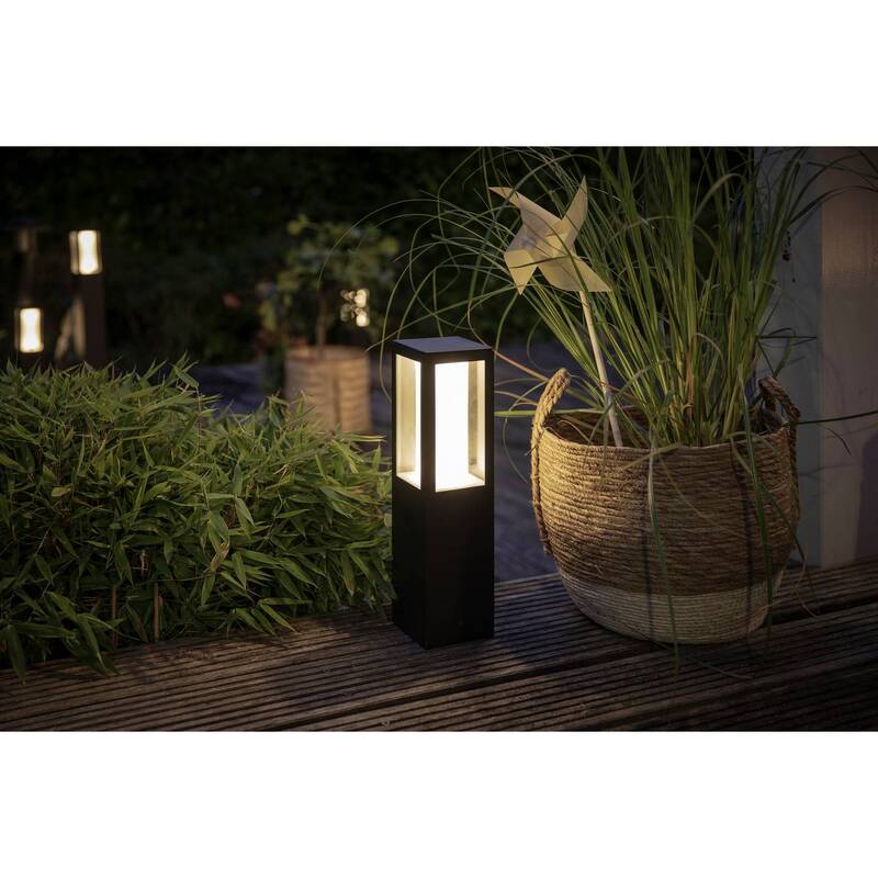 Philips Außenleuchte Gartenleuchte LED Sockel schwarz IP44 1200lm 16W 400mm - 8718696170526