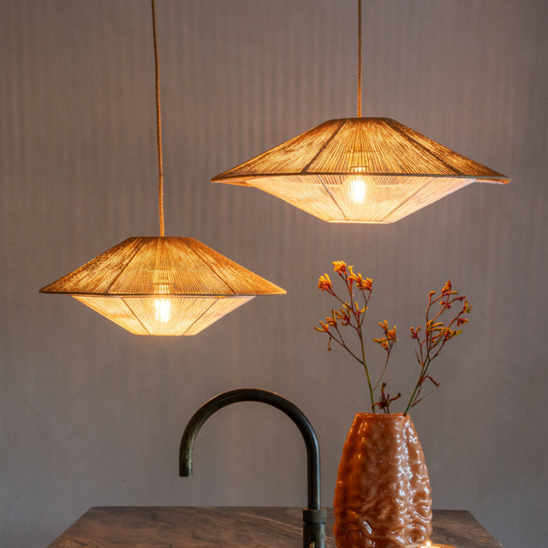 Good & Mojo Hängelampe Hängeleuchte Lumbini LED Pendelleuchte Lampe natur Ø50cm - 8716248101097