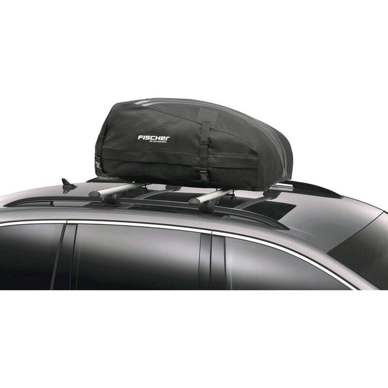 FISCHER Dachbox 270l Gepäckträger Faltbar Schwarz 126000 für Reisen 100x80cm - 4008153126000